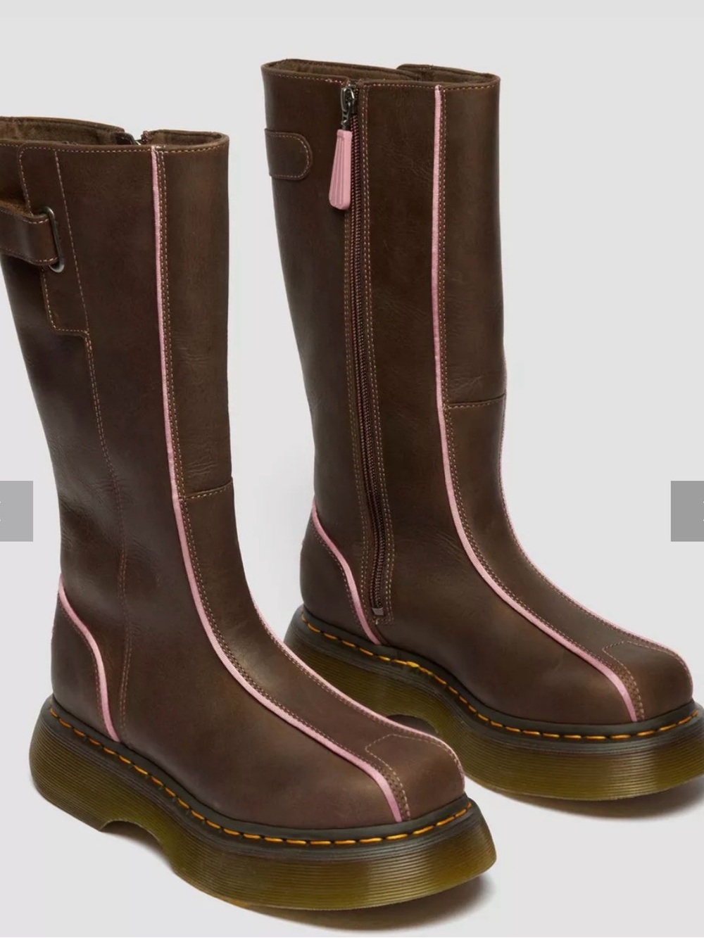 Dr. Martens Buzz Hi Dark Brown Wyoming